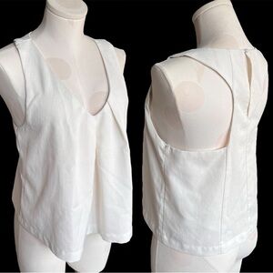 JOA Los Angeles Cream Blouse Medium